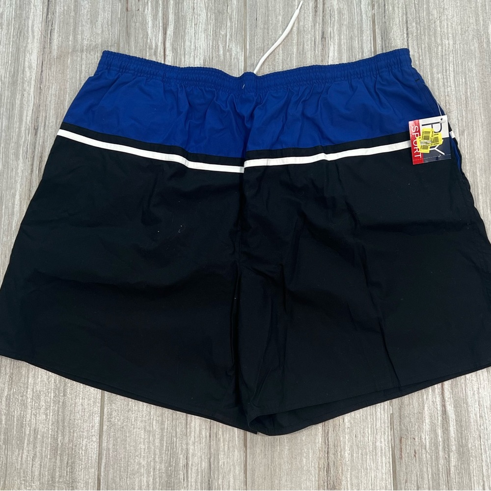 Navy, royal and white Mens R&Y Sport swim trunks size XXL